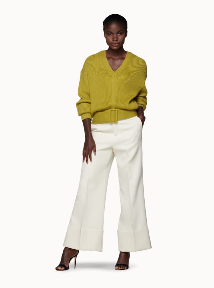 Lane Off White Trousers