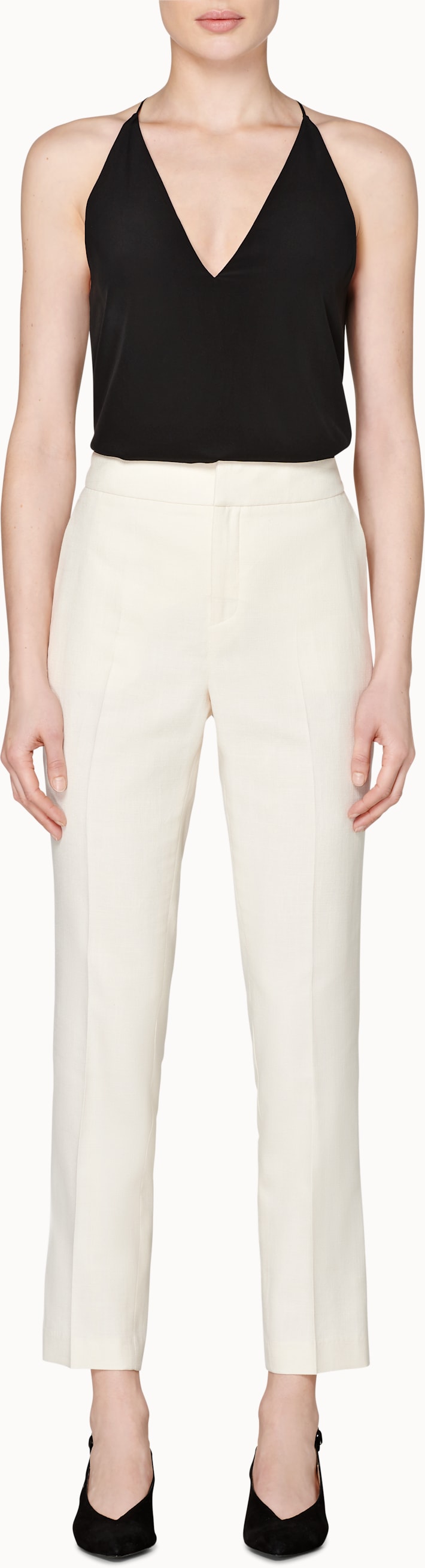 Lane Off White Trousers
