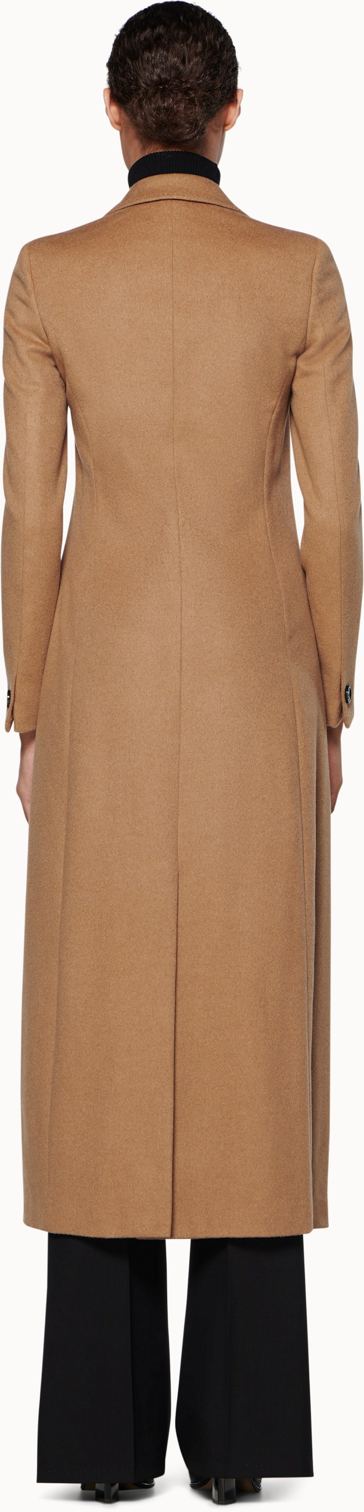 Anna Camel Double Breasted Coat