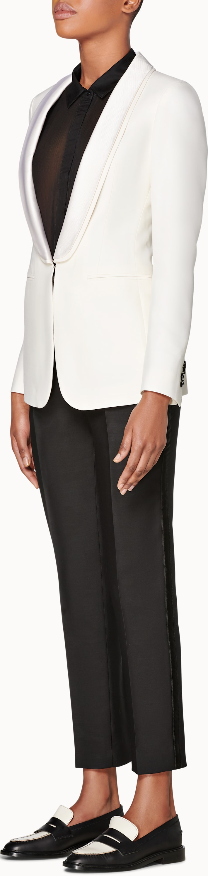 Cameron White Double Shawl Tux