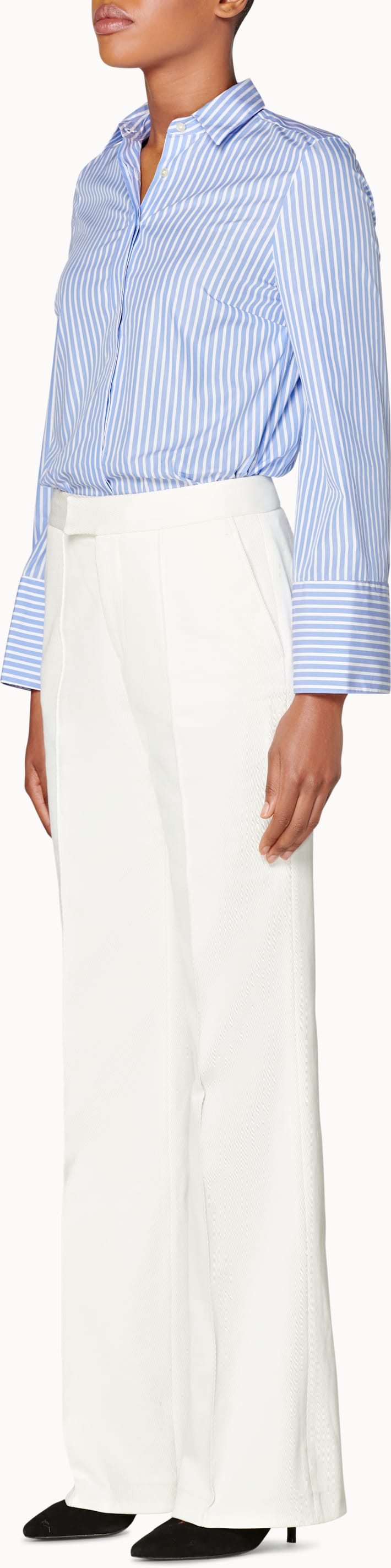 Curtis Blue & White Striped Shirt