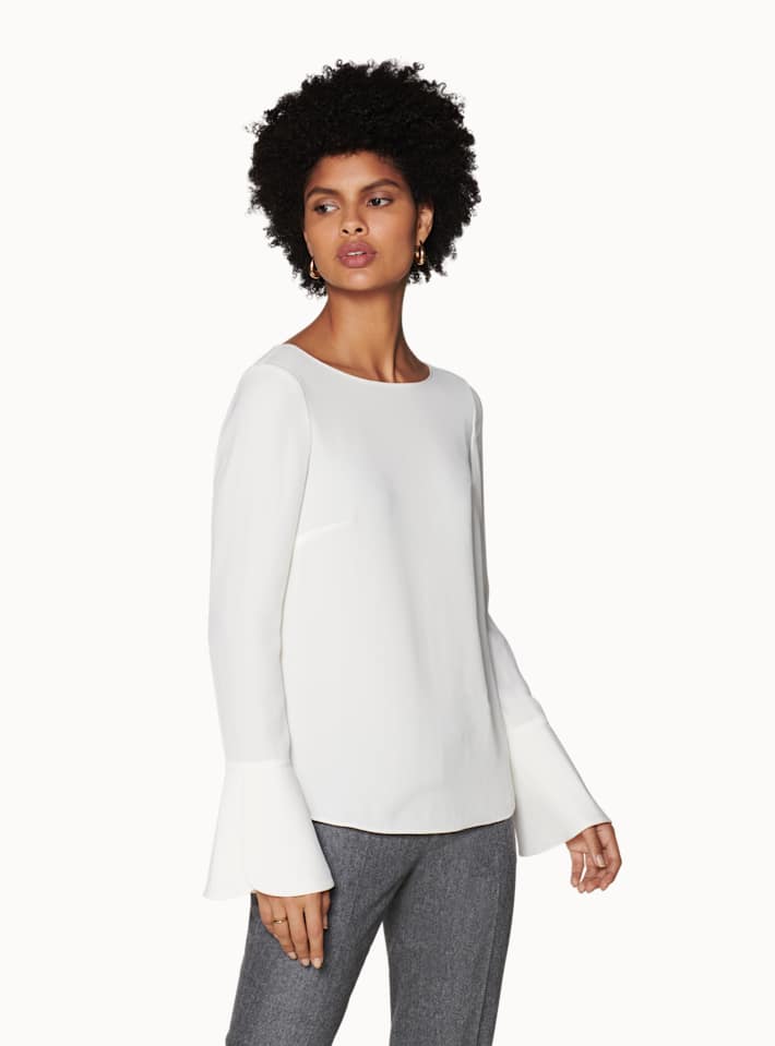 Bret Off White Top