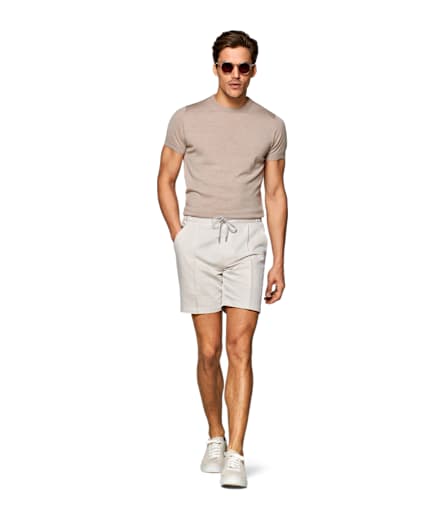Sand Ames Pleat Short