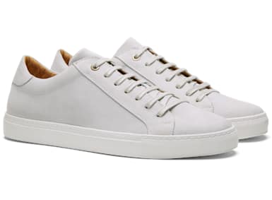 white leather italian sneakers