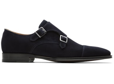 Blue Double Monk Strap