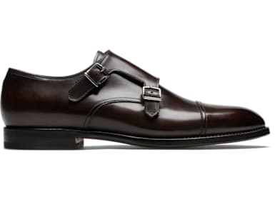 Brown Double Monk Strap