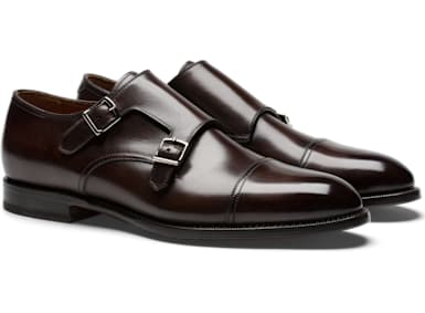 Brown Double Monk Strap