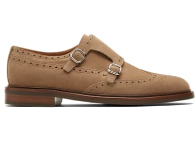 Light Brown Double Monk Strap
