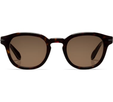 Brown Round Sunglasses