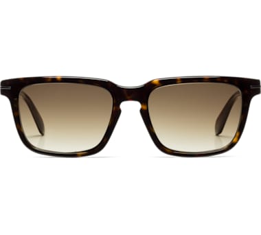 Dark Brown Square Sunglasses