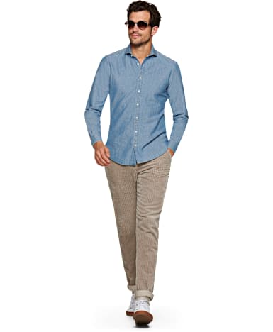 Blue Denim Shirt