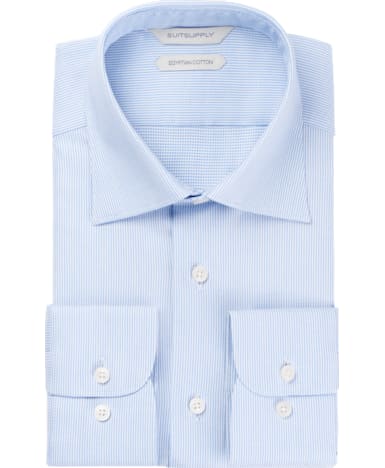 Light Blue Faux Uni Shirt