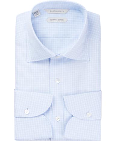 Light Blue Check Shirt