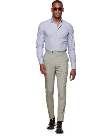 Blue Hairline Traveller Shirt