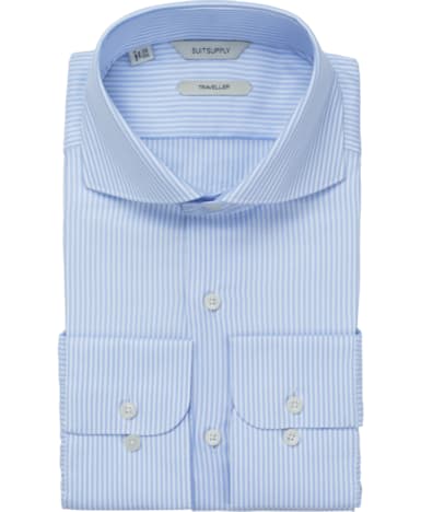 Blue Stripe Traveller Shirt