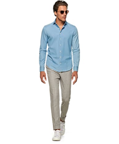 Blue Denim Shirt