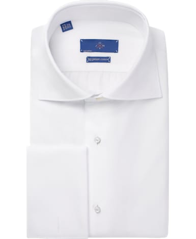 Jort White Tuxedo Shirt