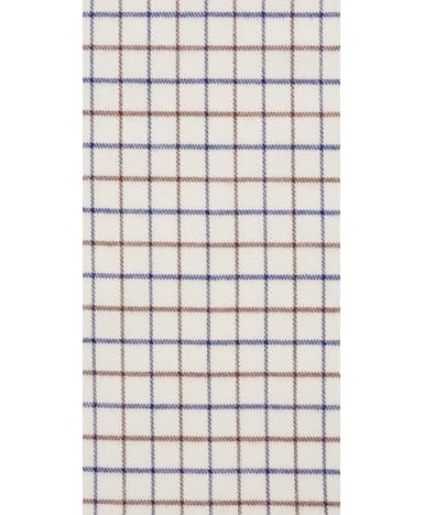 Jort Brown Check Flannel Shirt