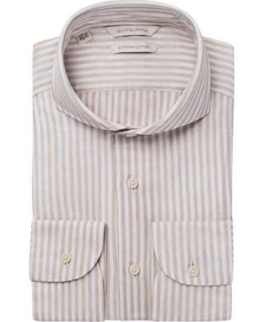 Light Brown Stripe Shirt