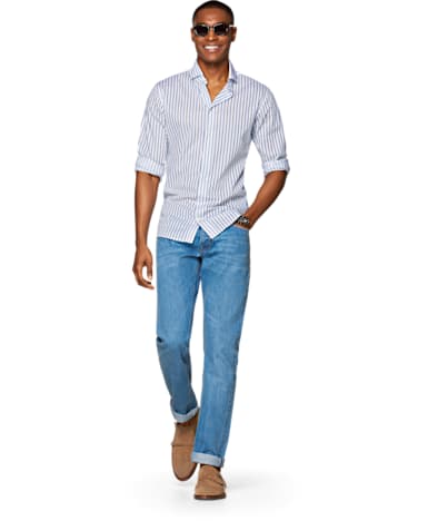 Blue Stripe Shirt