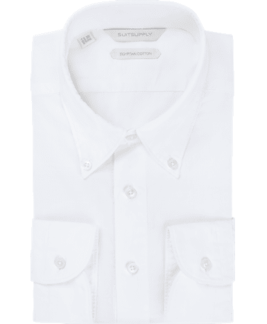 White Plain Shirt Polo