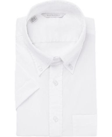 White Plain Short Sleeve Shirt