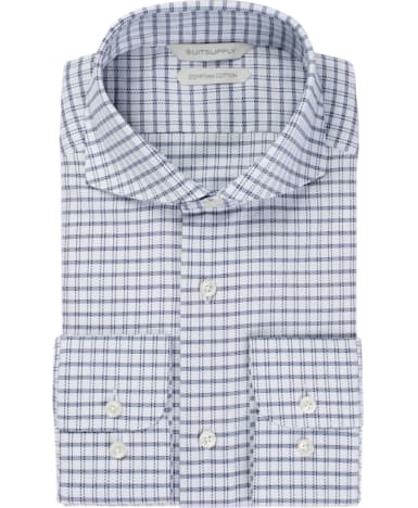 Navy Check Shirt