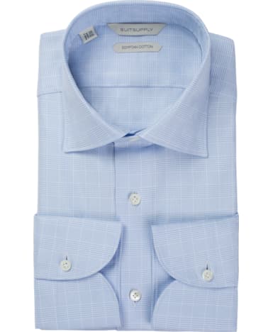 Light Blue Check Shirt