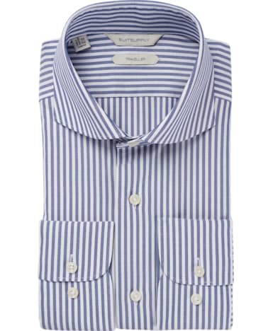 Navy Stripe Traveller Shirt