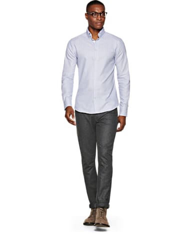 Navy Stripe Shirt