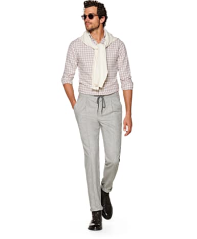 Pink Check Shirt