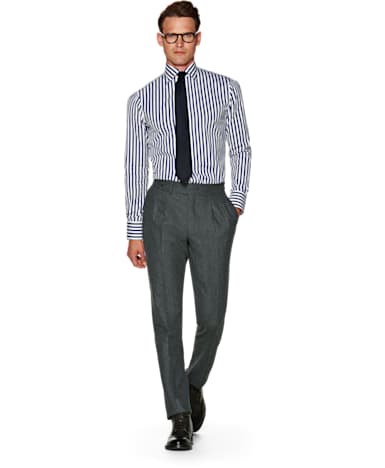 Navy Stripe Shirt
