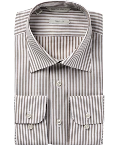 Brown Stripe Shirt