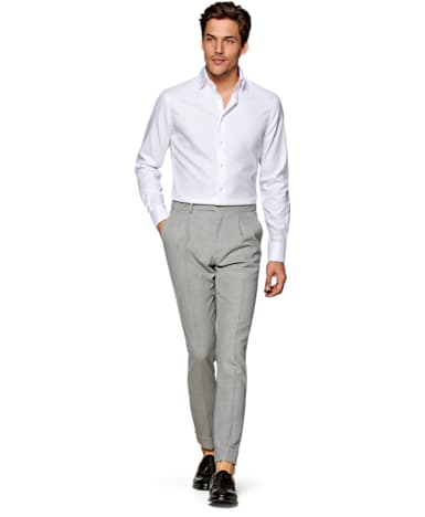White Plain Traveller Shirt