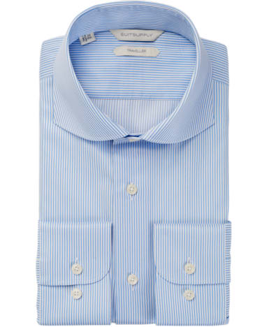 Blue Stripe Traveller Shirt