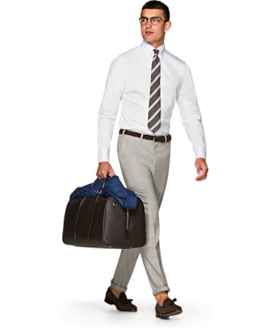 Jort White Plain Shirt