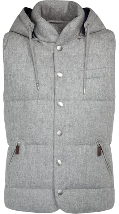 Light Grey Padded Vest