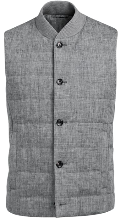 Grey Padded Vest