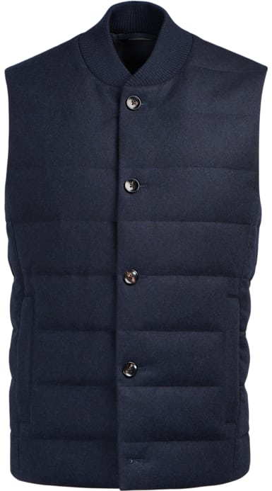 Blue Padded Vest