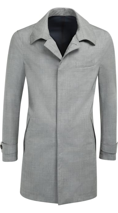 Light Grey Raincoat