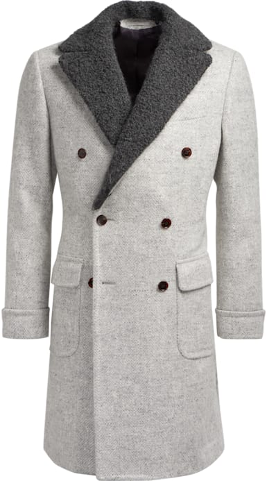 Light Grey Coat Jort