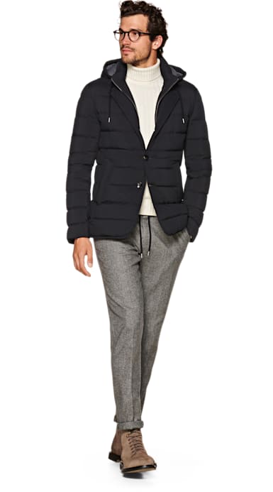 Navy Down Jacket