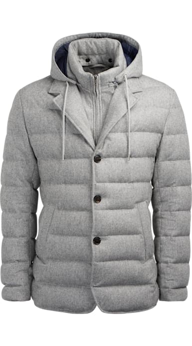 Light Grey Down Jacket