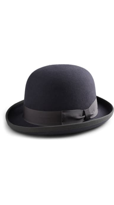 Grey Jort Bowler Hat