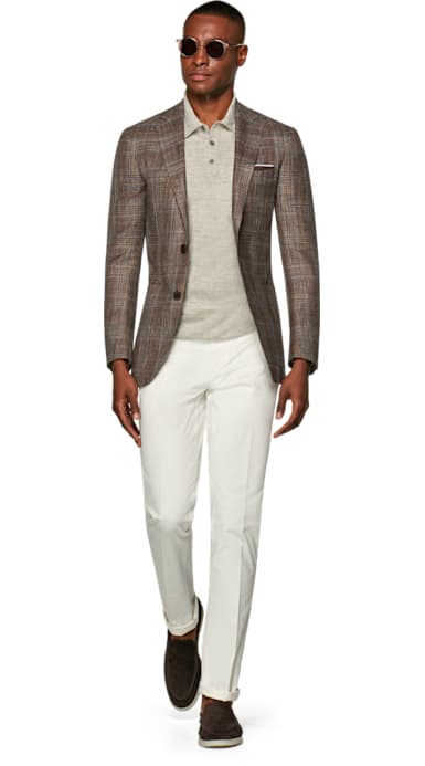 Havana Brown Check Jacket