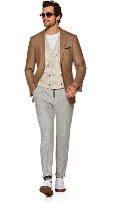 Havana Brown Plain Jacket