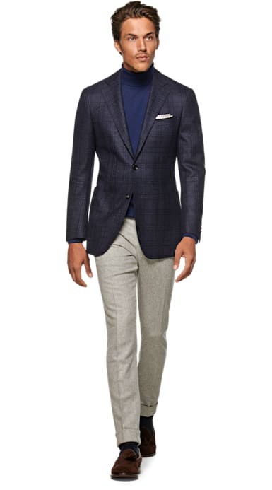 Havana Blue Check Jacket