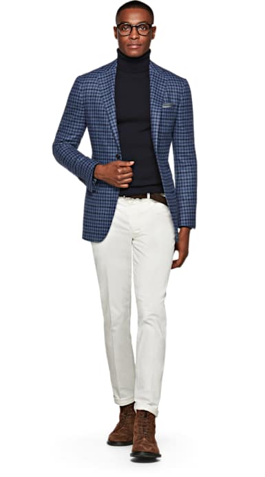 Havana Blue Check Jacket