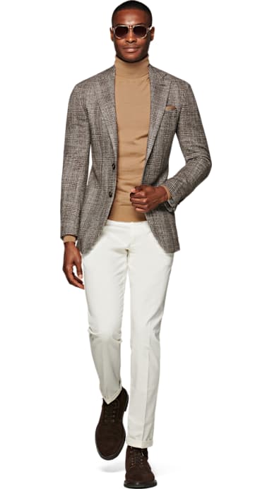 Havana Brown Check Jacket