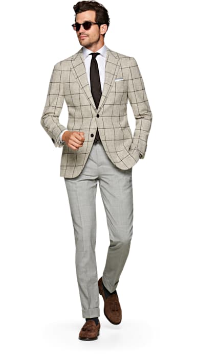 Jort Brown Check Jacket